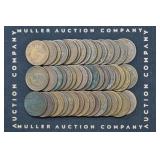 Roll of Mixed 1800's Indian Head Cents