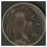 1913-D Type 2 Buffalo Nickel
