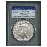 2018-W ASE Silver Eagle PCGS MS 70