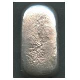 Crude Poured .999 Silver Bar 1.02 ozt