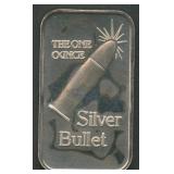 Silver Bullet .999 Silver Bar 1 ozt