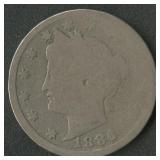 1886 Liberty Head V Nickel