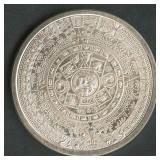 Aztec Calendar .999 Silver Round 1 ozt