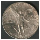 1983 Mexico Libertad .999 Silver 1 ozt