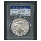 2017-W ASE Silver Eagle PCGS MS 70