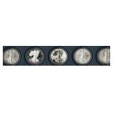 American Eagle 25th Anniversary Silver Coin Set