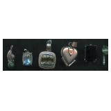 6 Mixed Pendants .925 Silver 1.02 ozt TW