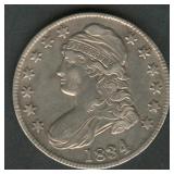 1834 Capped Bust Half Dollar