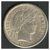 1915 Liberty Head Barber Dime AU/BU