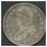 1809 Capped Bust Half Dollar