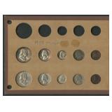 1958-P and 1958-D 5- Coin US Mint Sets