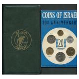 2- Foreign Proof Coin Sets in Display