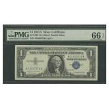 1957A $1 Silver Certificate PCGS 66 EPQ FR-1620