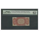 Fractional Currency 3rd Issue 25 Cents PMN 62