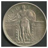 1917 T1 Standing Liberty Quarter