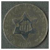 1853 Three-Cent Silver Piece