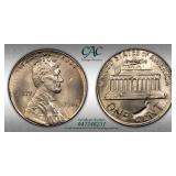 1986 Cent over Dime Double Denomination CAC MS65