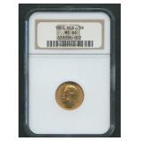 1903 Russia 5 Ruple NGC MS66
