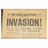 The Stars and Stripes June 6. 1944:  Invasion!