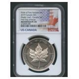 2019 Canada $5 Silver Maple Leaf NGC MOD PF 70
