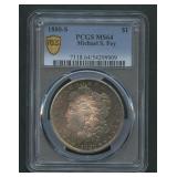 1880-S Morgan Silver Dollar PCGS MS 64
