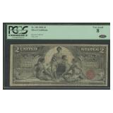 1896 $2 Silver Certificate FR-248 PCGS VG8