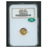 1922 US Grant Commem Gold $1 NGC MS 65