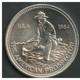 1984 Engelhard .999 Silver Round 1 ozt