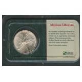1994 Mexico Libertad .999 Silver Round 1 ozt