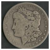 1890-CC Morgan Silver Dollar
