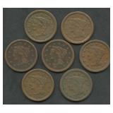 7- Mixed Braided Hair Large Cents