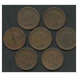 7- Mixed Braided Hair Large Cents