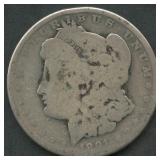 1891 Morgan Silver Dollar