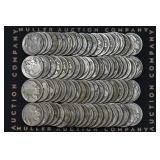 2- Rolls of Mixed Mintmarked Buffalo Nickels