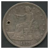 1877 Trade Silver Dollar