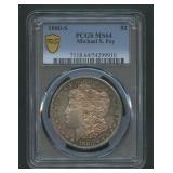 1880-S Morgan Silver Dollar  PCGS MS 64