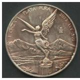 2013 Mexico Libertad .999 Silver Round 1 ozt