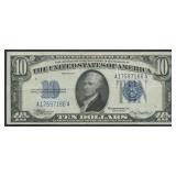 1934 $10 Silver Certificate Blue Seal FR-1701