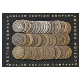Roll of Mixed 1800's Indian Head Cents