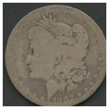 1882 Morgan Silver Dollar