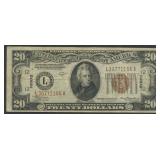 1934A $20 Fed Reserve Note Hawaii FR-2305