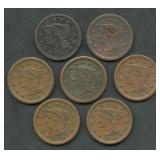 7- Mixed Braided Hair Large Cents