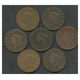 7- 1833 Coronet Head Large Cents