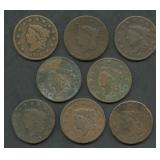 8- 1832 Coronet Head Large Cents