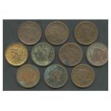 10- Mixed Braided Hair Large Cents