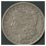 1888-O 'Hot Lips' Morgan Silver Dollar
