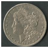 1887-S Morgan Silver Dollar