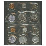 2- 1961-P 5-Coin Proof Sets