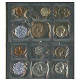 2- 1962-P 5-Coin Proof Sets