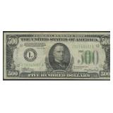 1934 $500 Fed Reserve Note San Fran FR-2201L